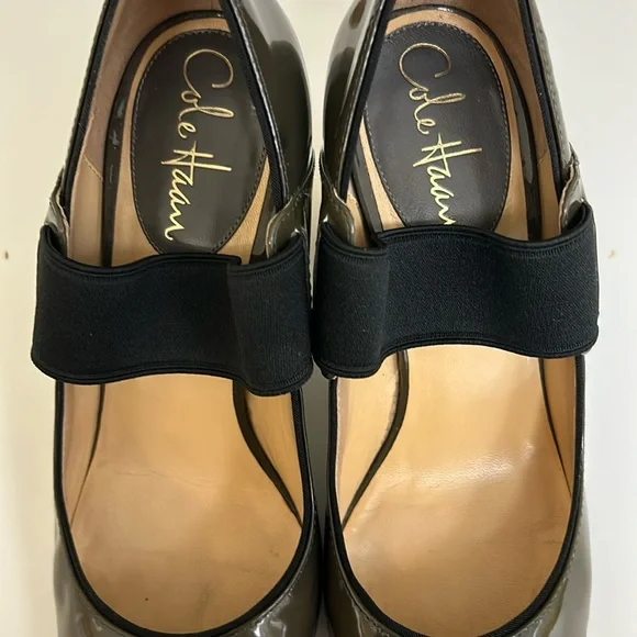 Cole Haan Chunky Heel Mary Jane Pumps Size 7 - Picture 7 of 7